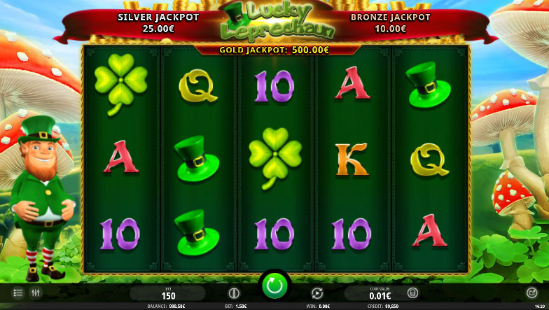 Игровой автомат Lucky Leprechaun. 